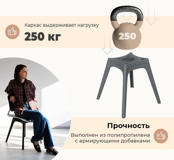 Стул пластиковый Sheffilton SHT-ST59/S195- фото6