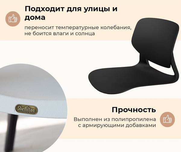 Стул пластиковый Sheffilton SHT-ST59/S195- фото3