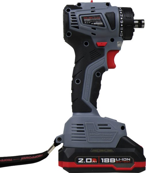 Аккумуляторная дрель-шуруповерт Profipower MKBL-18BM / E0250- фото6