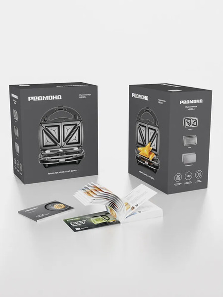 Мультипекарь Redmond MB1204 (черный)- фото6