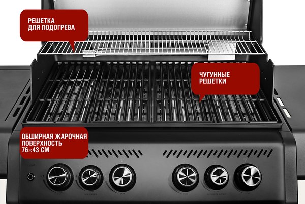 Газовый гриль Start Grill Chimera Elite 500- фото10