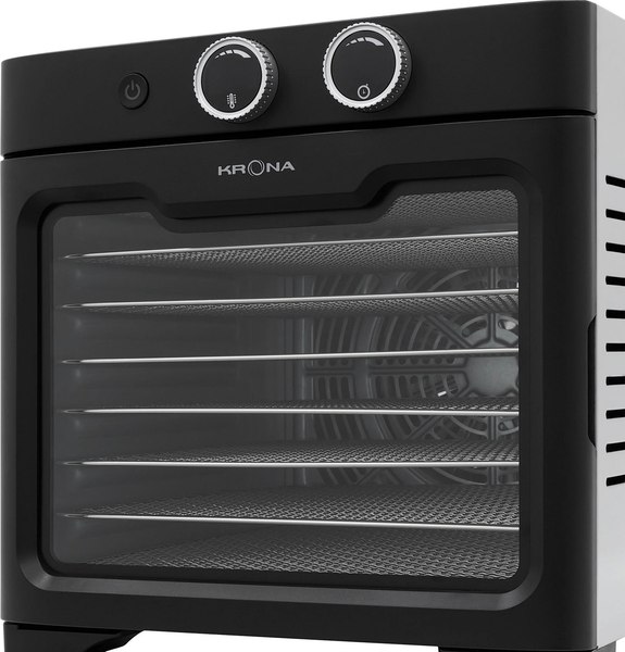 Сушильный шкаф для овощей и фруктов Krona Dorrautomat Black / КА-00009676- фото7