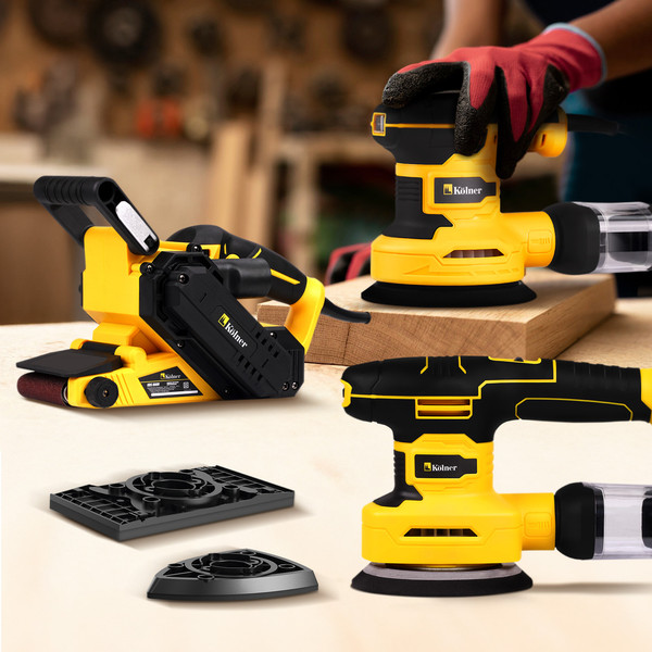 Эксцентриковая шлифовальная машина Kolner KFS 300V-3M- фото7