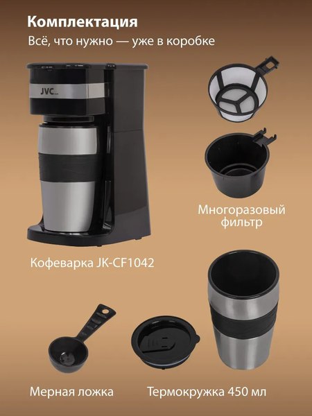 Капельная кофеварка JVC JK-CF1042- фото7