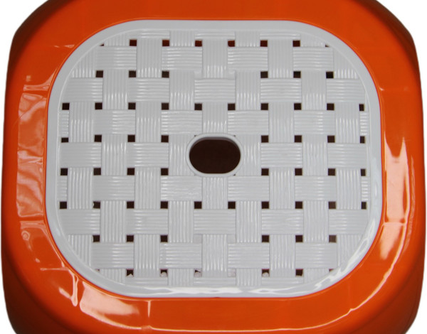 Табурет пластиковый Русспласт Симпатия РП-312оранж- фото2