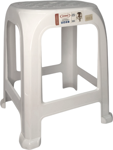Табурет пластиковый Русспласт Симпатия РП-311бел- фото