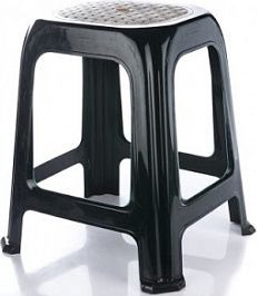 Табурет пластиковый Русспласт Симпатия РП-311чер- фото2