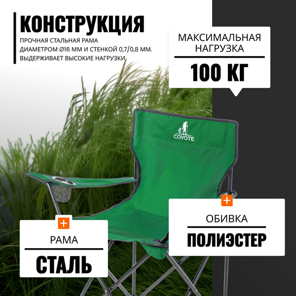 Комплект кресел складных Coyote HKC-1001A- фото2