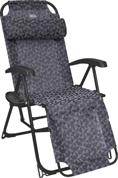 Складной шезлонг Ника КШ3М- фото