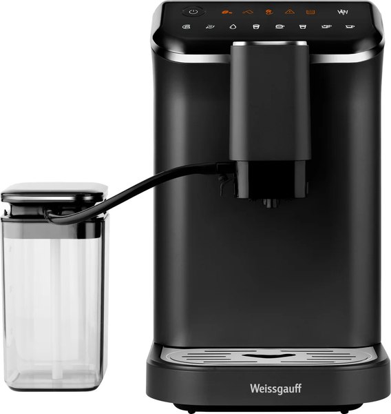 Кофемашина Weissgauff WCM-325 Black Automatic Touch Cappuccino- фото
