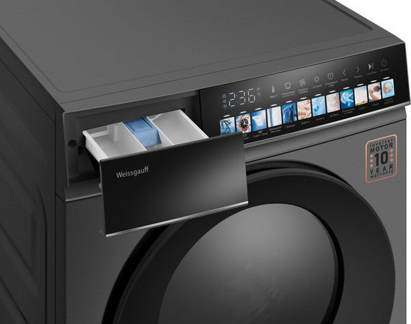 Стирально-сушильная машина Weissgauff WMD 59211 Touch Inverter Deep Grey- фото8