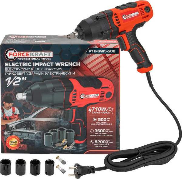 Гайковерт ForceKraft FK-P1B-GW5-500- фото