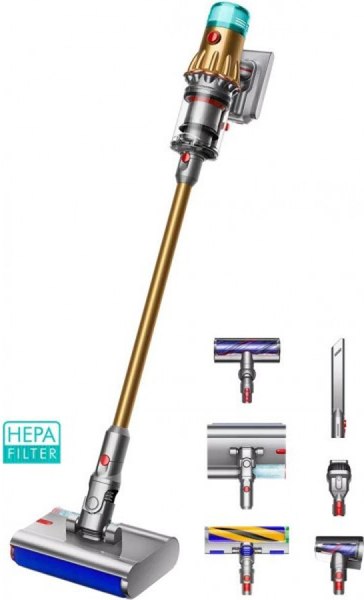 Вертикальный пылесос Dyson V12s Detect Submarine Slim- фото3