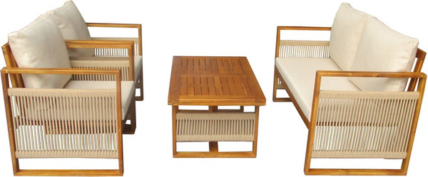 Комплект садовой мебели National Tree Company Из акации / TP6065.1.1- фото2