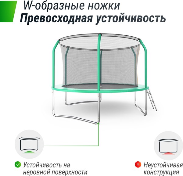 Батут UNIX Line Supreme Basic 10ft / trusub10g- фото3