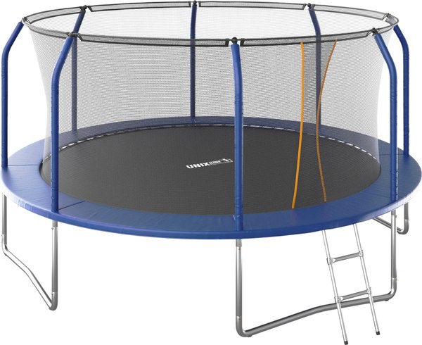 Батут UNIX Line Supreme Basic 14ft / trusub14bl- фото