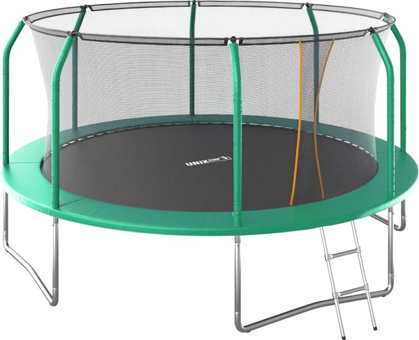 Батут UNIX Line Supreme Basic 14ft / trusub14g- фото