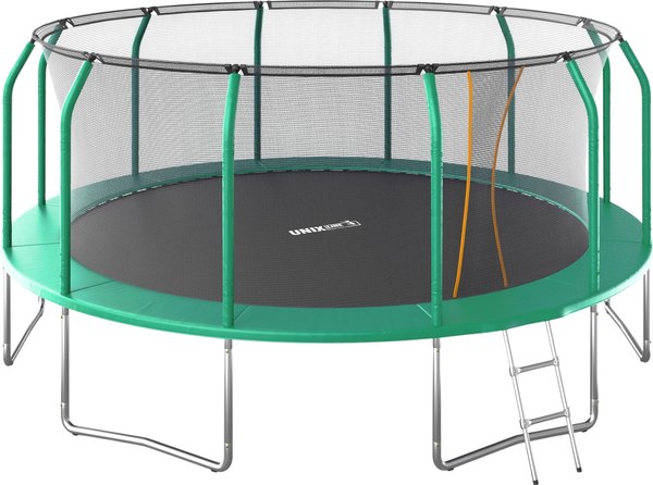 Батут UNIX Line Supreme Basic 16ft / trusub16g- фото