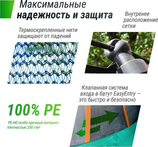 Батут UNIX Line Supreme Basic 16ft / trusub16g- фото8