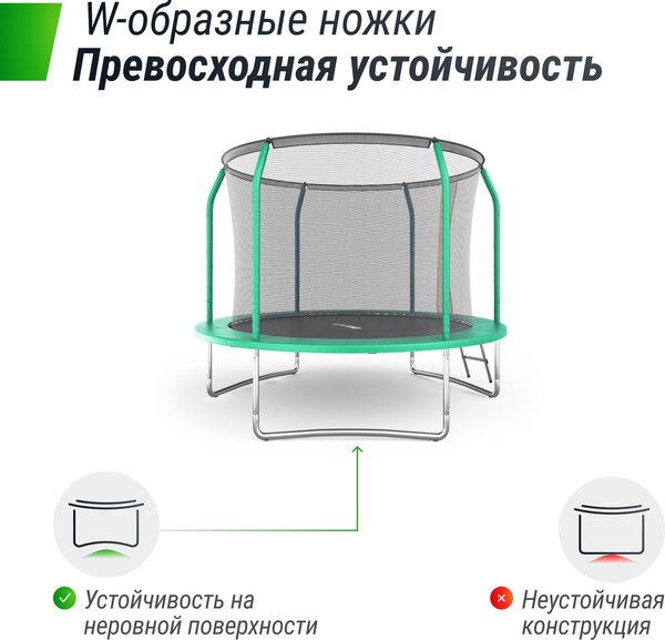 Батут UNIX Line Supreme Basic 8ft / trusub8g- фото3