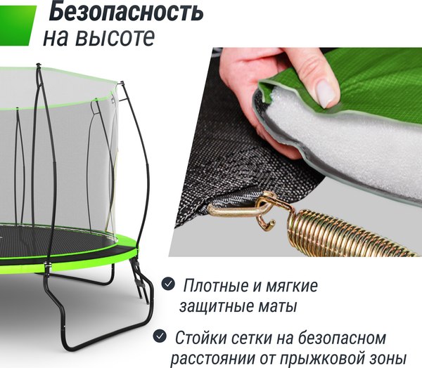 Батут UNIX Line TRUF12GR4- фото8