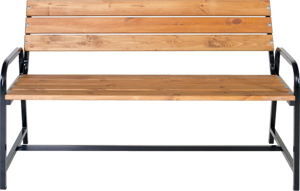 Скамья садовая Удачная мебель Флора со спинкой / E03.K.102- фото5