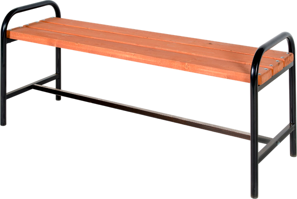 Скамья садовая Удачная мебель Флора без спинки / E04.K.102- фото