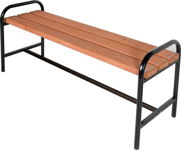 Скамья садовая Удачная мебель Флора без спинки / E04.K.102- фото4