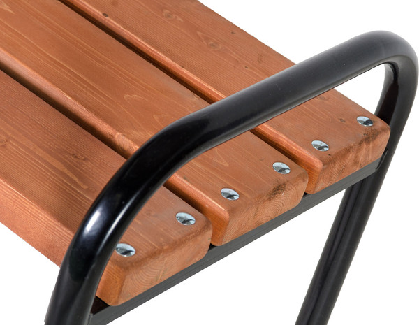 Скамья садовая Удачная мебель Флора без спинки / E04.K.102- фото5