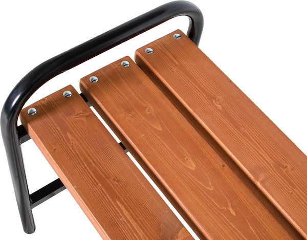 Скамья садовая Удачная мебель Флора без спинки / E04.K.102- фото6