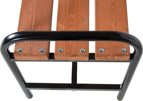 Скамья садовая Удачная мебель Флора без спинки / E04.K.102- фото7