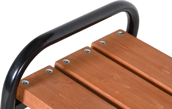 Скамья садовая Удачная мебель Флора без спинки / E04.K.102- фото9