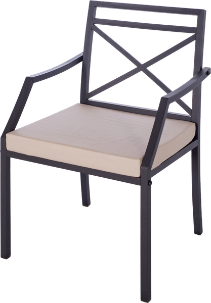 Кресло садовое Удачная мебель Суаре с подушкой 50x50x100 / E03.K.102- фото