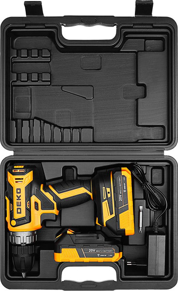 Аккумуляторная дрель-шуруповерт Deko ZKCD20V / 084-1007- фото2