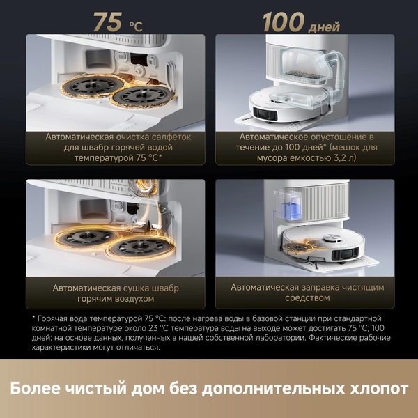 Робот-пылесос Dreame Robot Vacuum L40s Ultra / RLL22SE- фото5