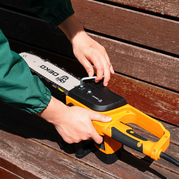 Электропила цепная Deko DKEC1600 / 084-2001- фото9