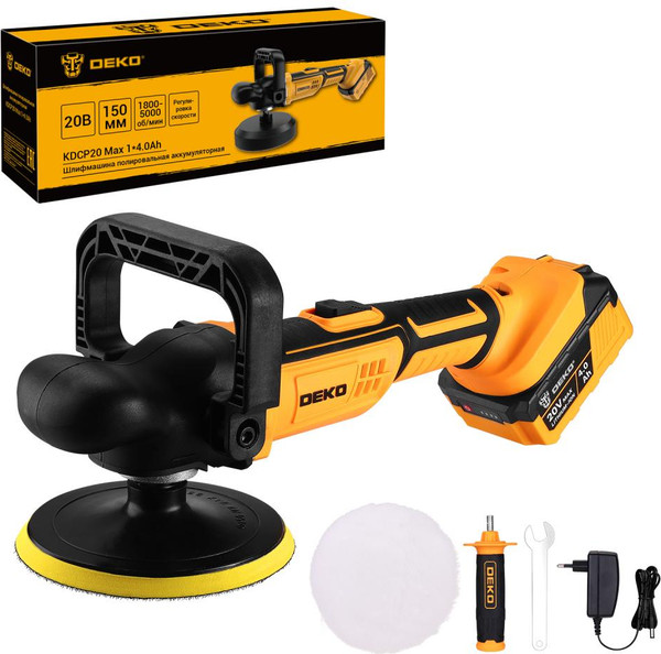 Полировальная машина Deko KDCP20 Max / 081-1026- фото