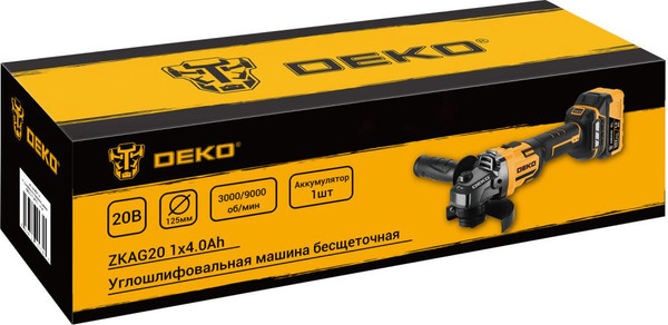 Угловая шлифовальная машина Deko ZKAG20 / 084-1044- фото5