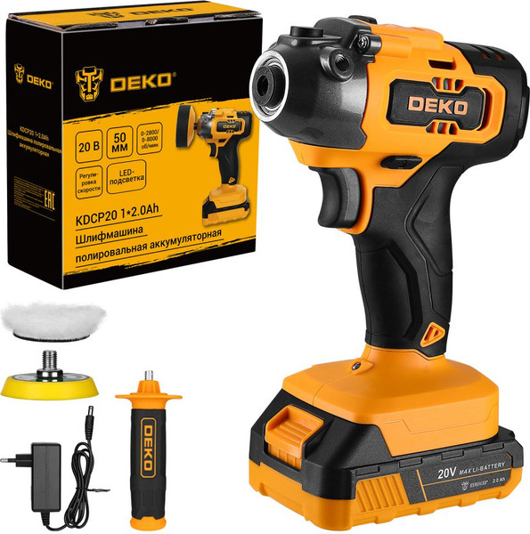 Полировальная машина Deko KDCP20 / 081-1027- фото