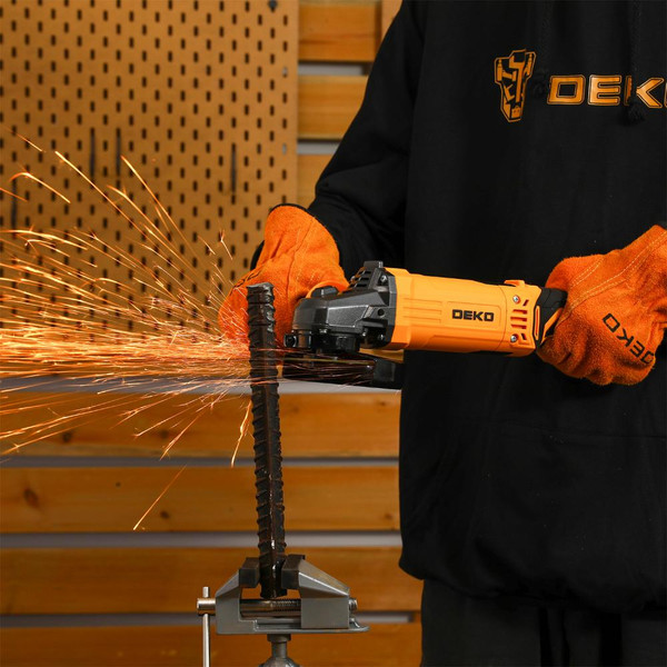 Угловая шлифовальная машина Deko AGDK-1350W / 084-1080- фото8