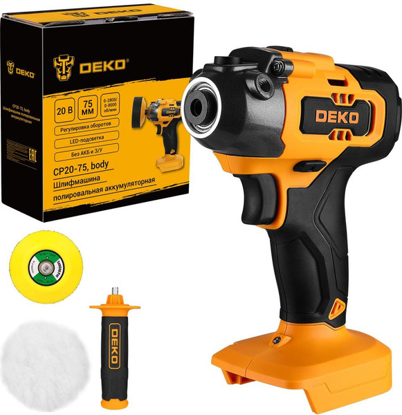 Полировальная машина Deko CP20-75 / 084-1086- фото