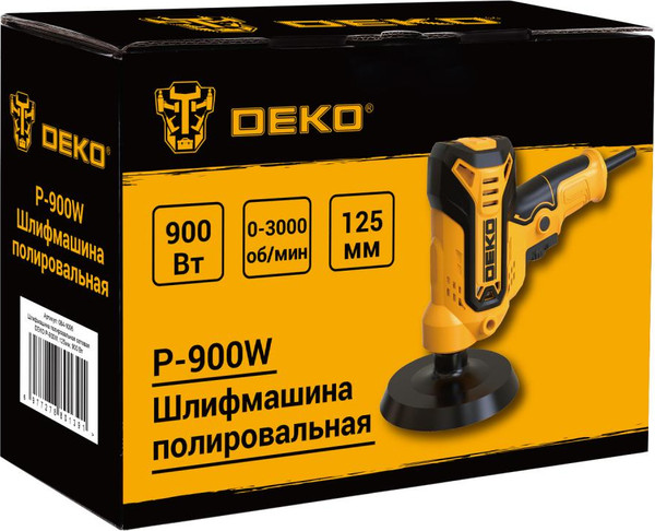 Полировальная машина Deko P-900W / 084-1096- фото5