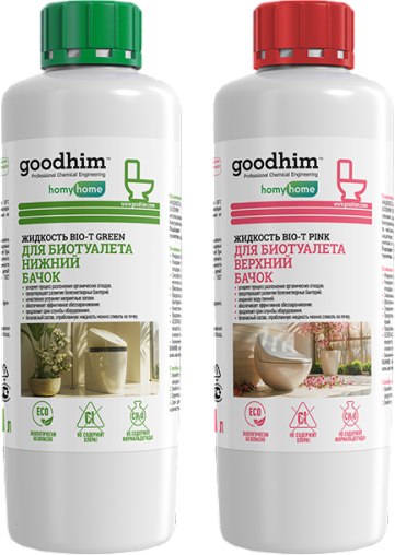 Набор жидкостей для биотуалета GoodHim Для верхнего и нижнего бачков 58848- фото
