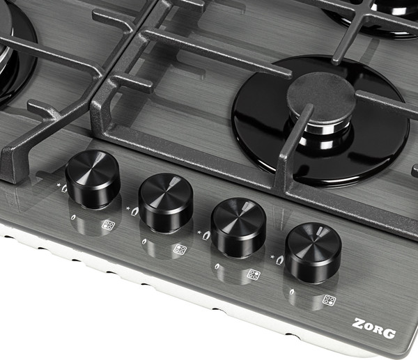 Газовая варочная панель ZORG HAG63 FDW GR- фото2