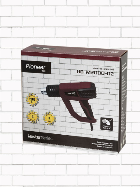 Строительный фен Pioneer HG-M2000-02- фото8
