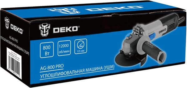 Угловая шлифовальная машина Deko AG-800 Pro / 081-1024- фото5