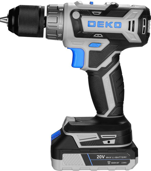 Аккумуляторная дрель-шуруповерт Deko ZKCD20V Pro / 084-1005- фото3