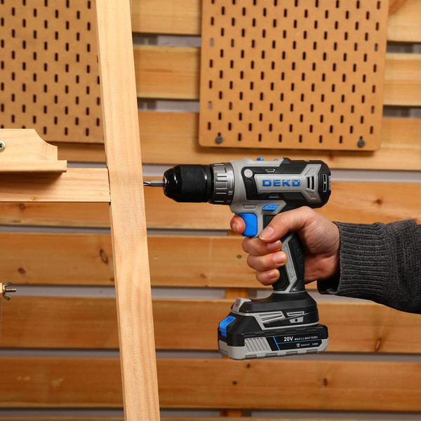 Аккумуляторная дрель-шуруповерт Deko ZKCD20V Pro / 084-1005- фото7