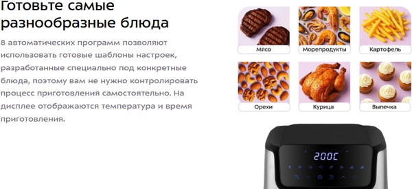 Аэрогриль Kitfort КТ-2284- фото3