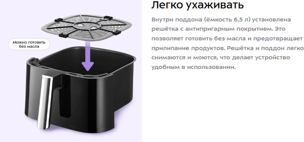 Аэрогриль Kitfort КТ-2284- фото4